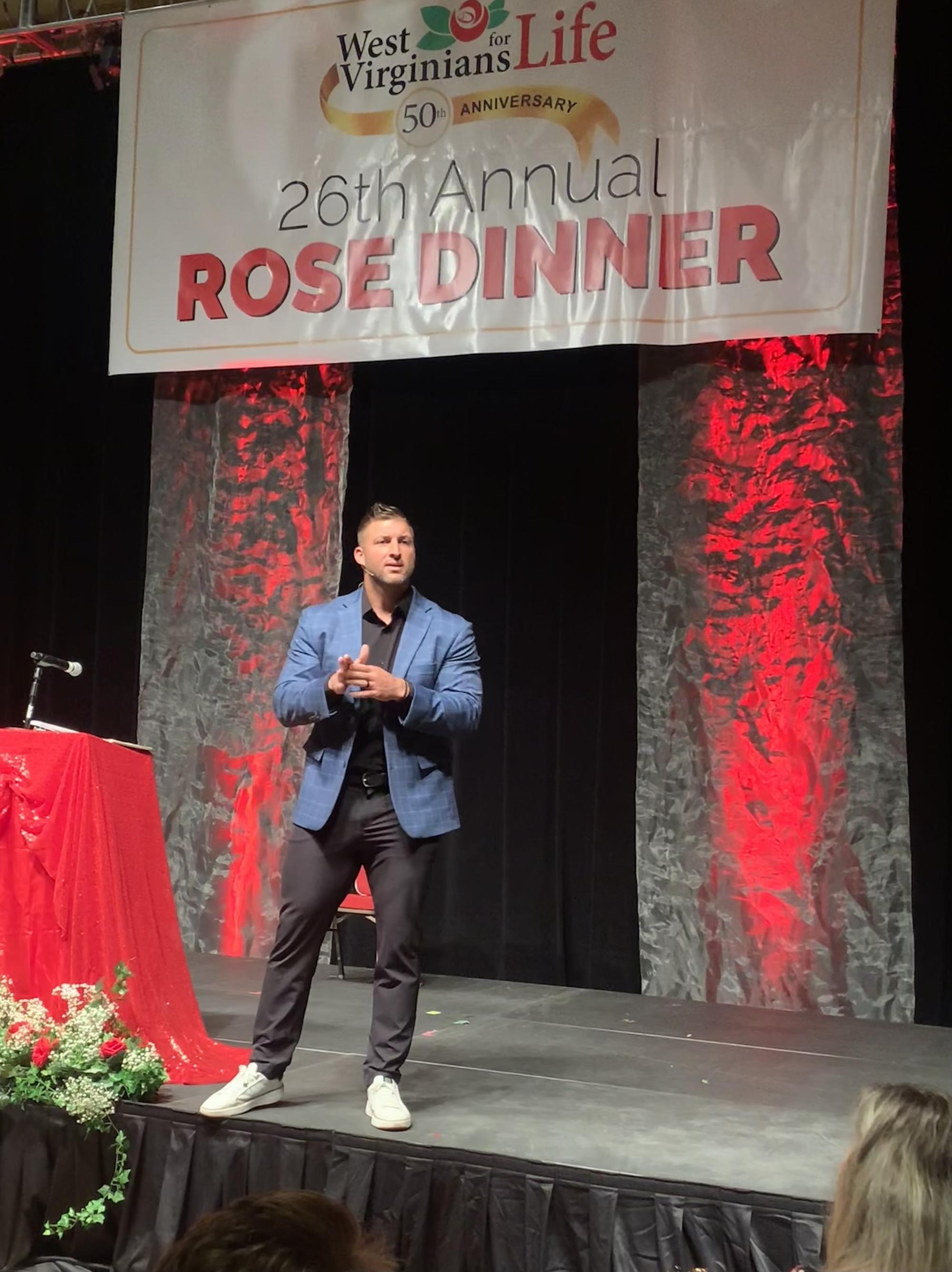 Tim Tebow’s captivating words kept the audience very engaged